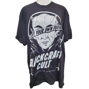 Blackcraft Cult Demon 'Create Your Own Future' Tee Size Large Black Goth Punk